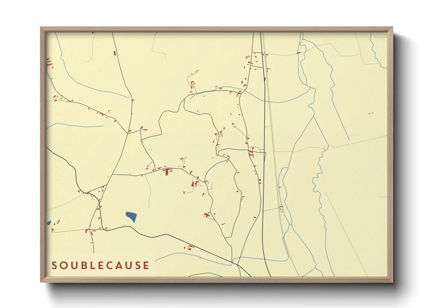 Une affiche de carte sur Soublecause