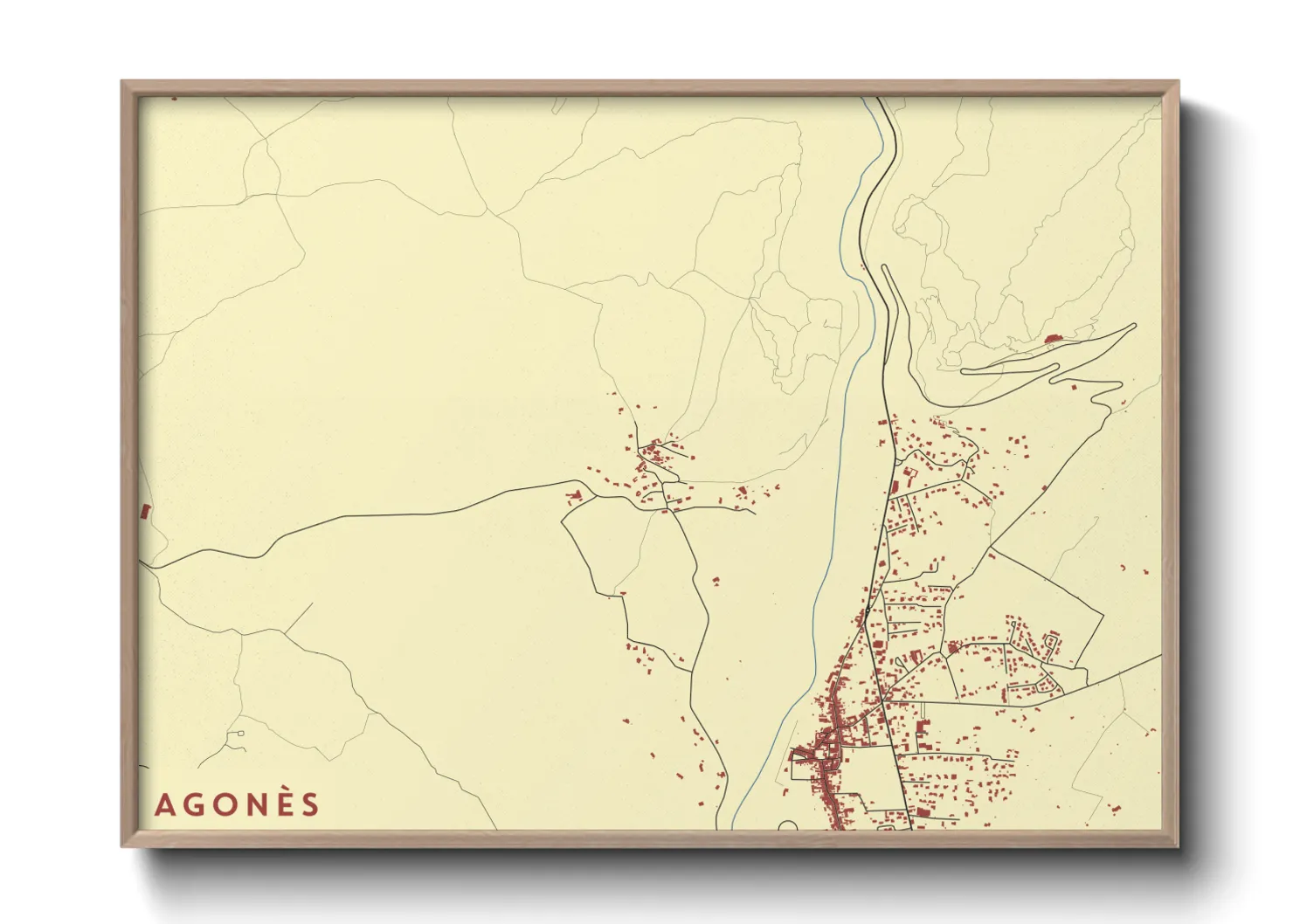 Une affiche de carte sur Agonès