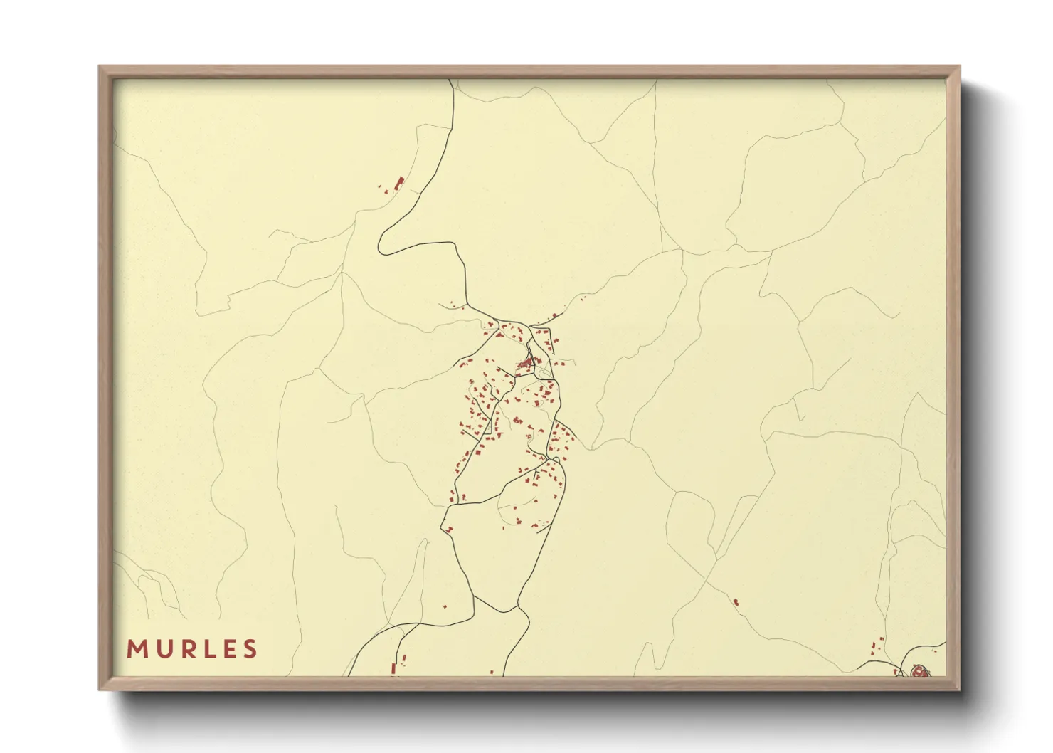 Une affiche de carte sur Murles