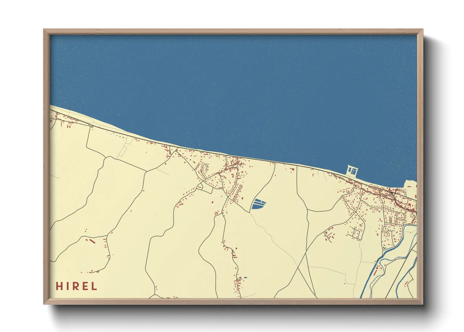 Une affiche de carte sur Hirel