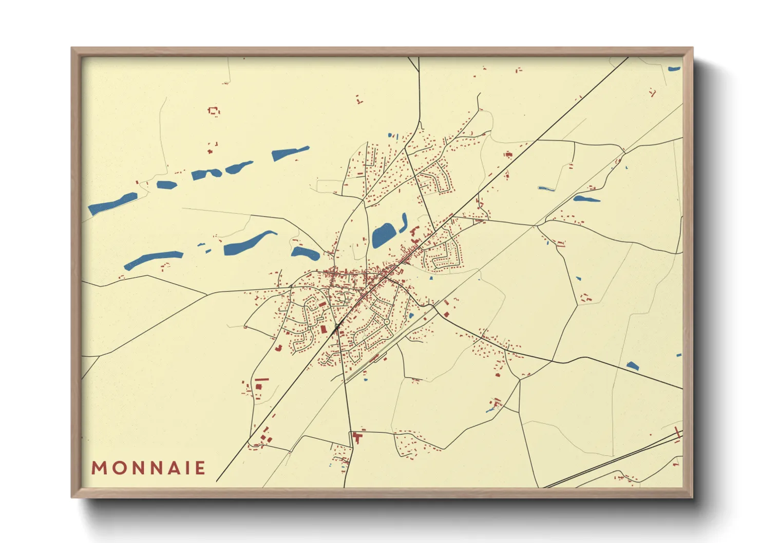 Une affiche de carte sur Monnaie