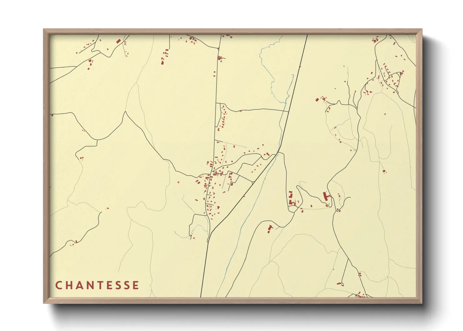 Une affiche de carte sur Chantesse