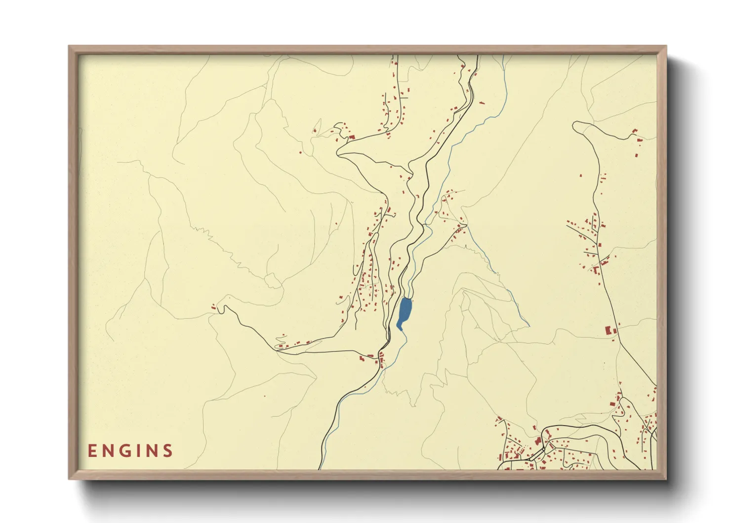 Une affiche de carte sur Engins