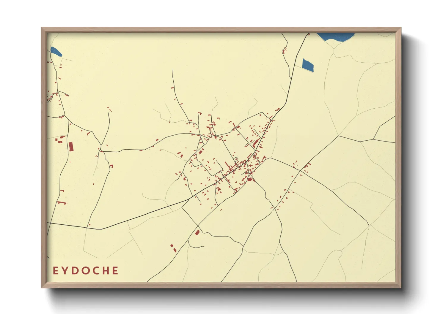 Une affiche de carte sur Eydoche