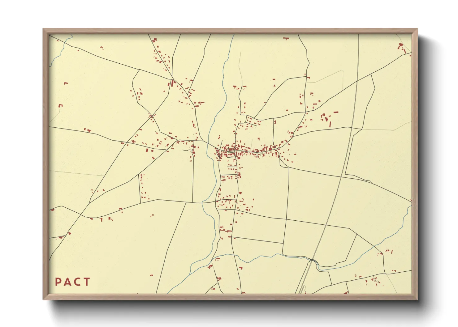 Une affiche de carte sur Pact