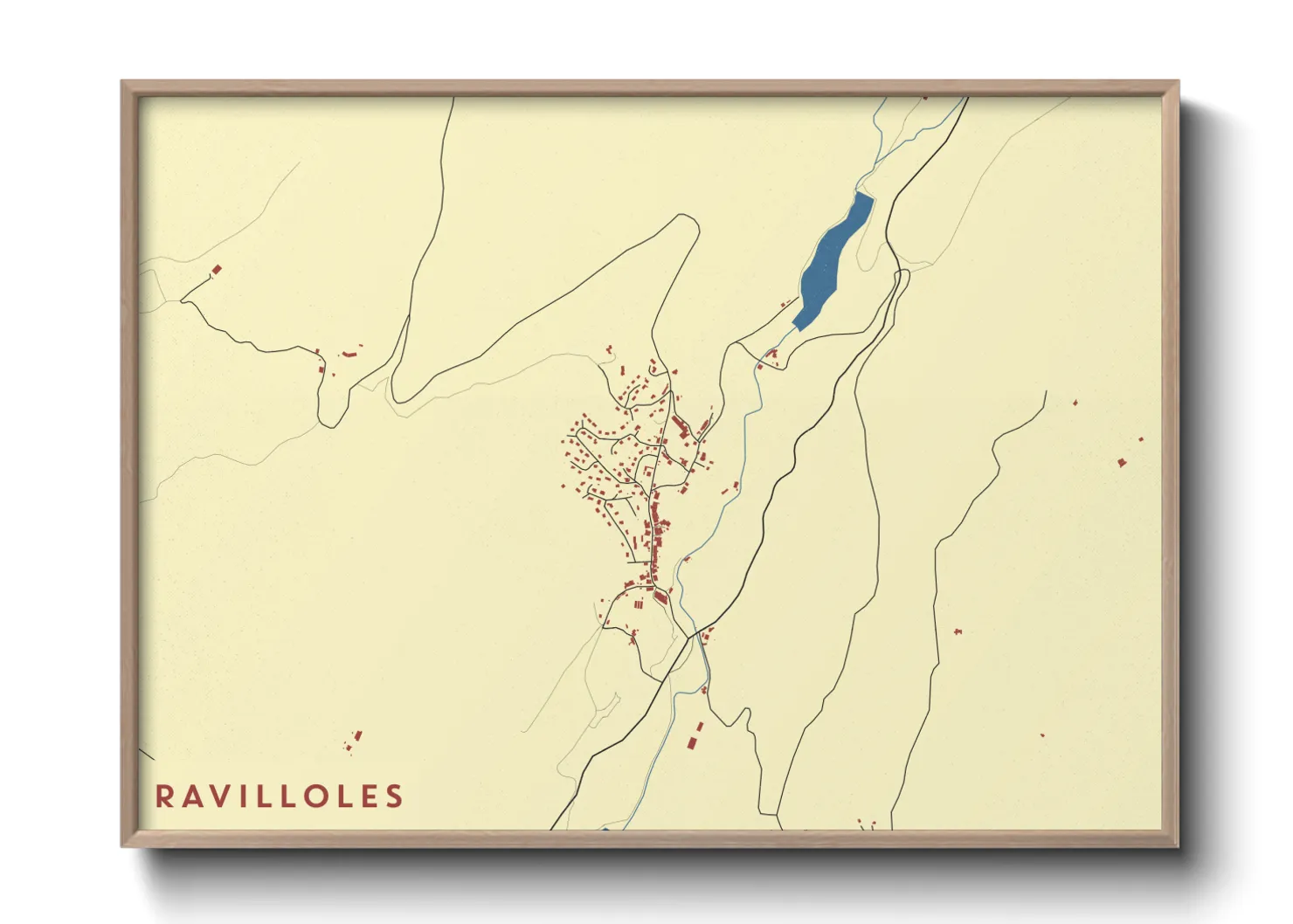 Une affiche de carte sur Ravilloles