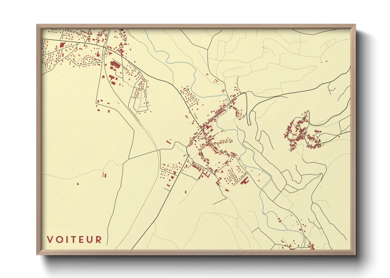 Une affiche de carte sur Voiteur