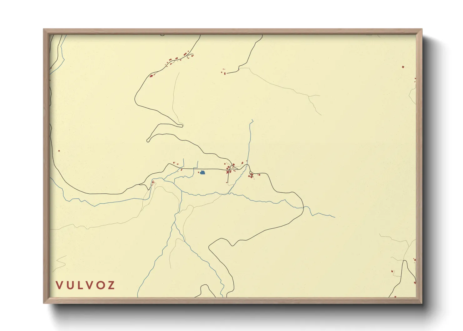 Une affiche de carte sur Vulvoz