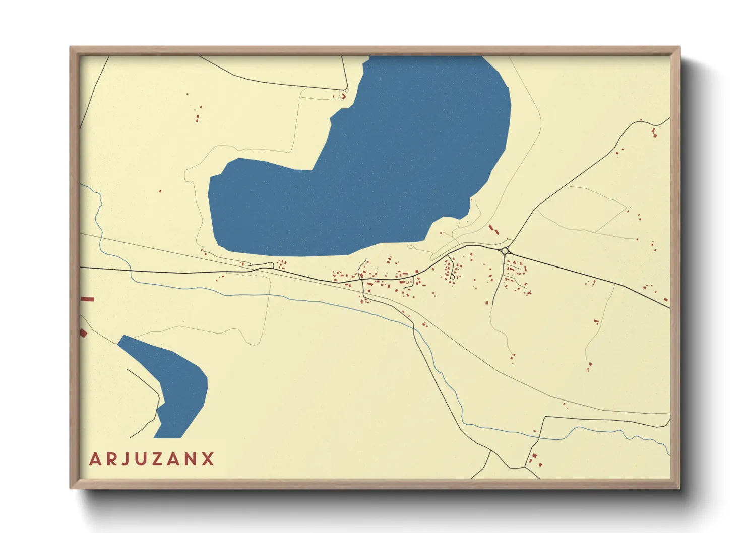 Une affiche de carte sur Arjuzanx