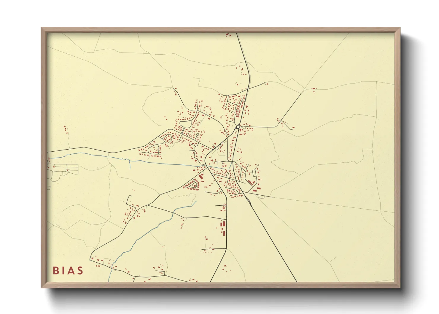 Une affiche de carte sur Bias