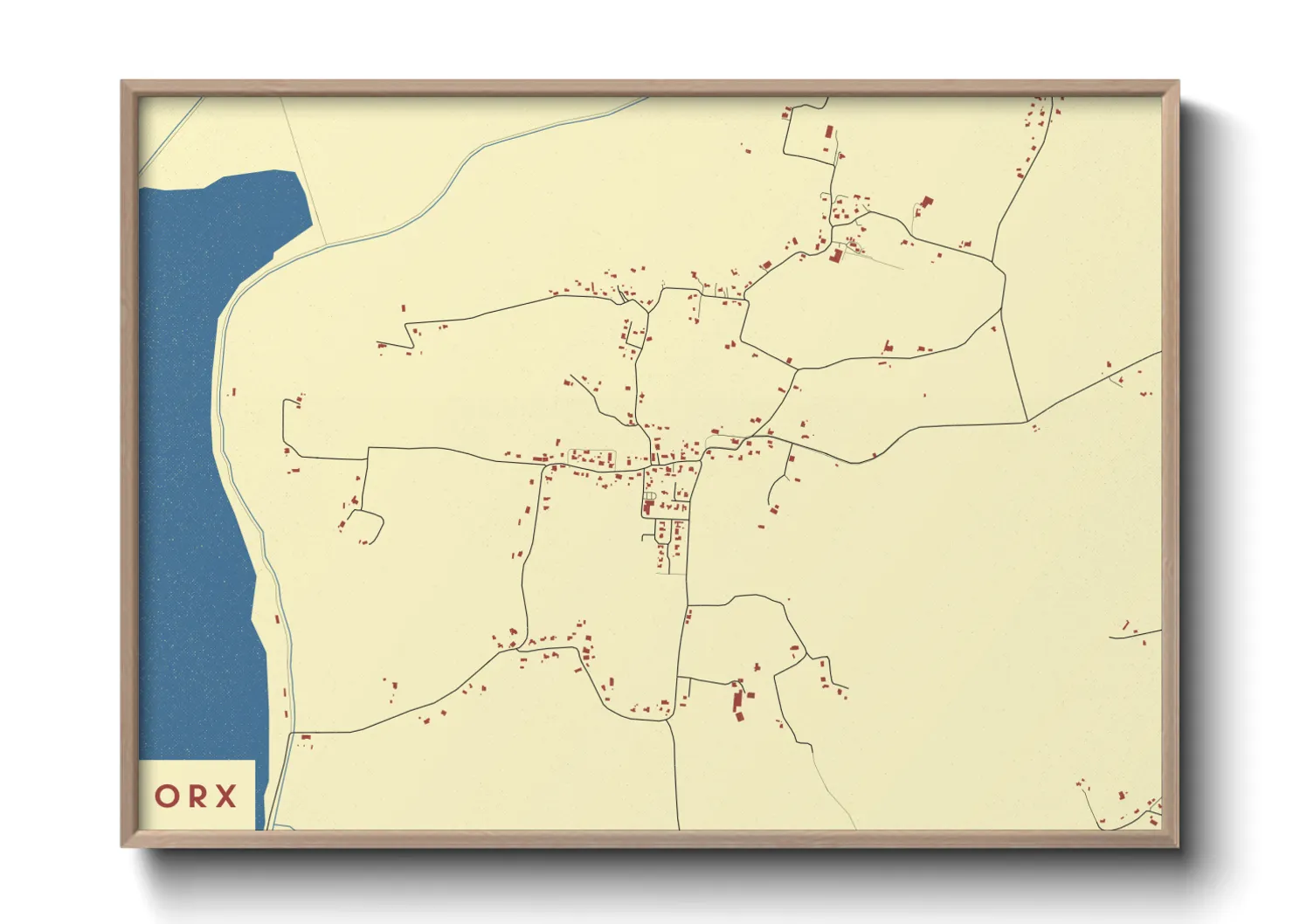 Une affiche de carte sur Orx