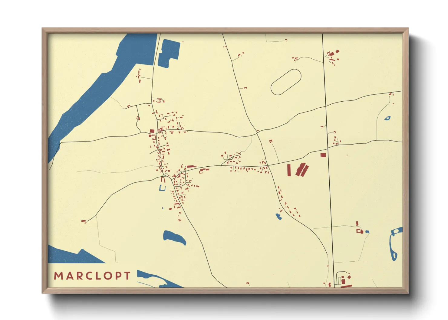 Une affiche de carte sur Marclopt