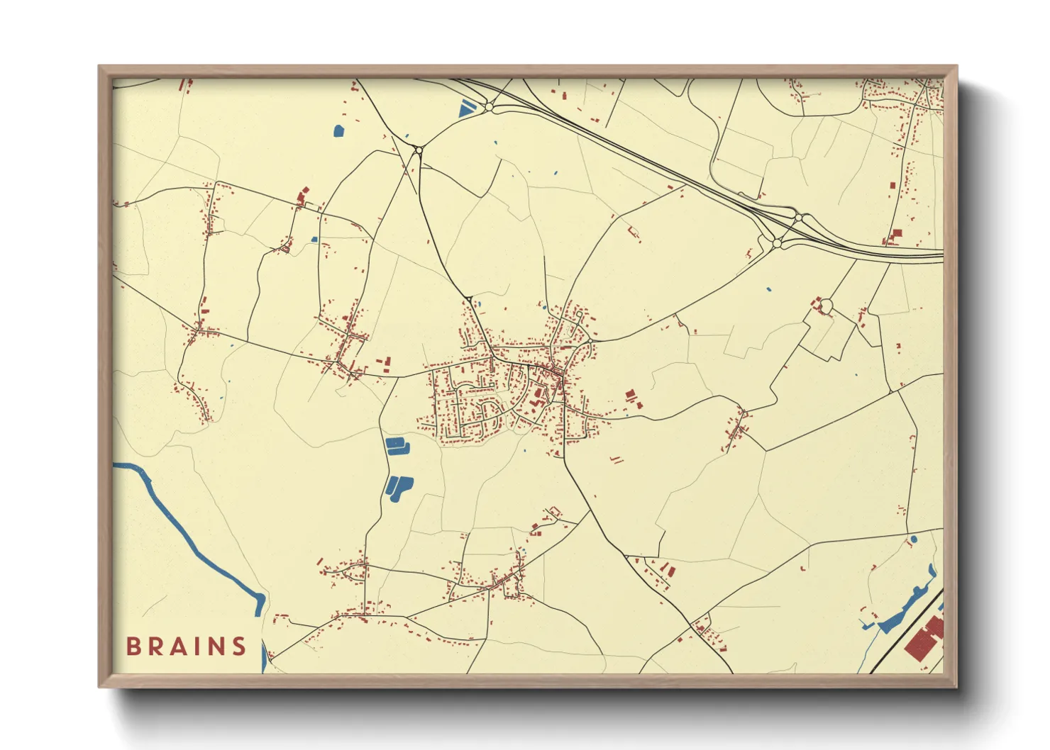 Une affiche de carte sur Brains