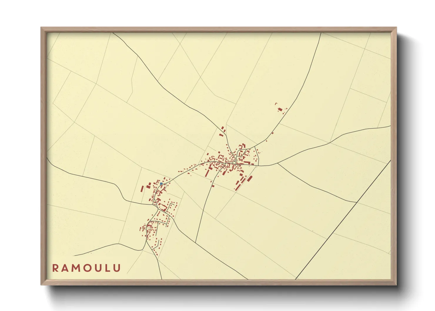 Une affiche de carte sur Ramoulu