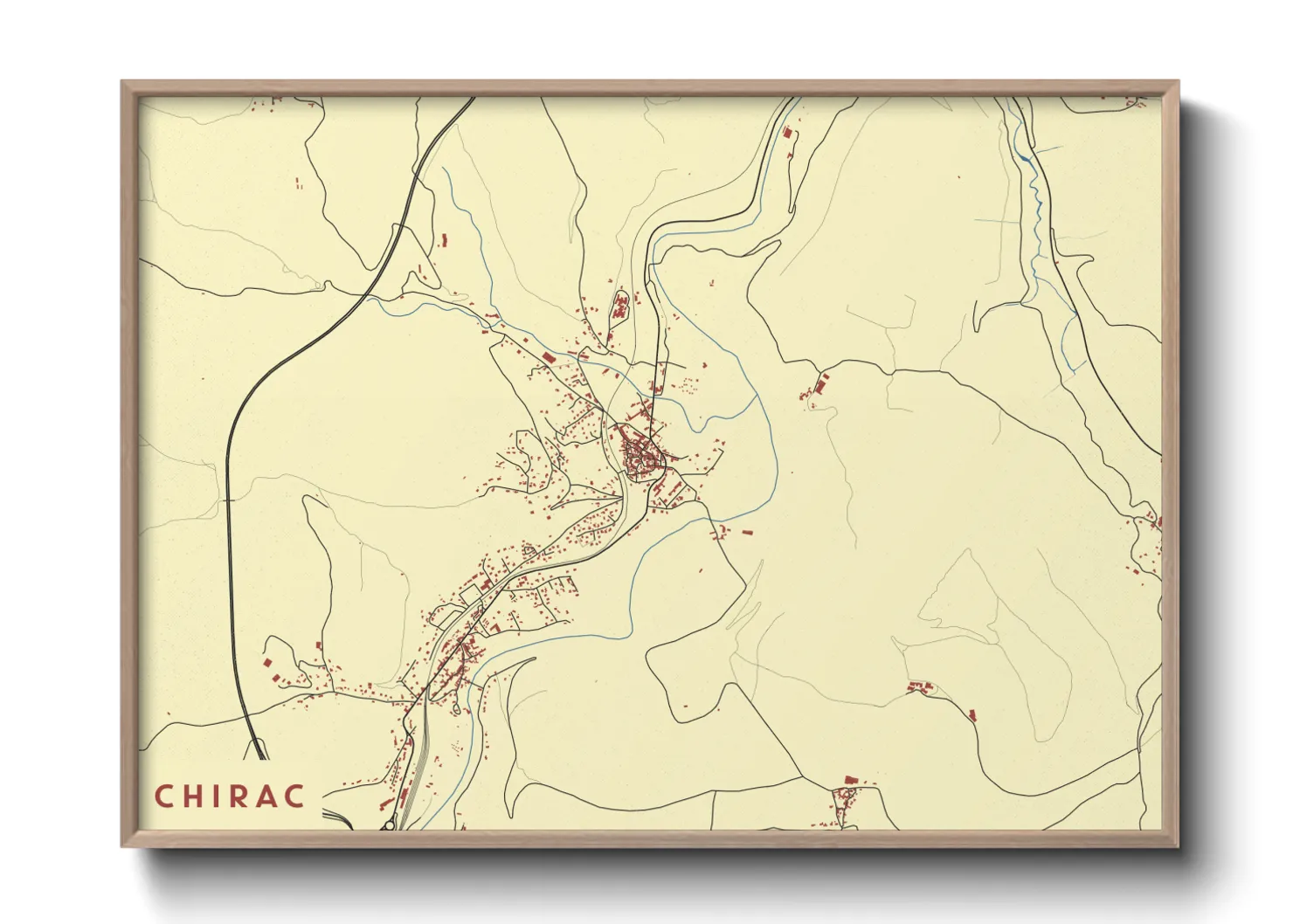Une affiche de carte sur Chirac