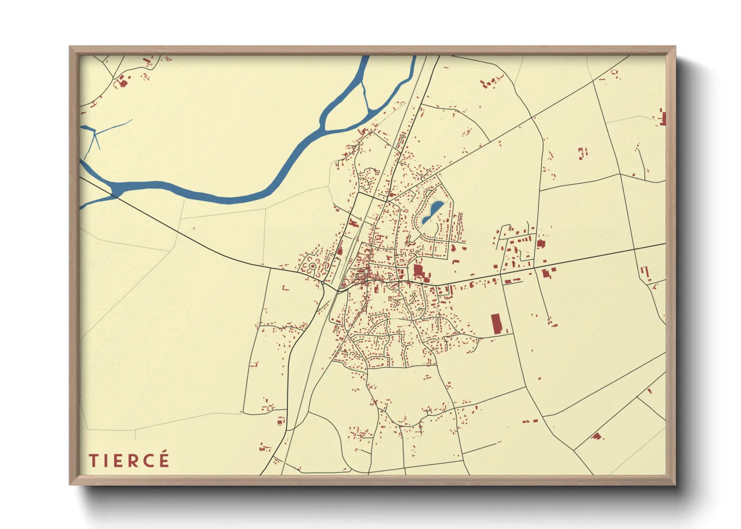 Une affiche de carte sur Tiercé