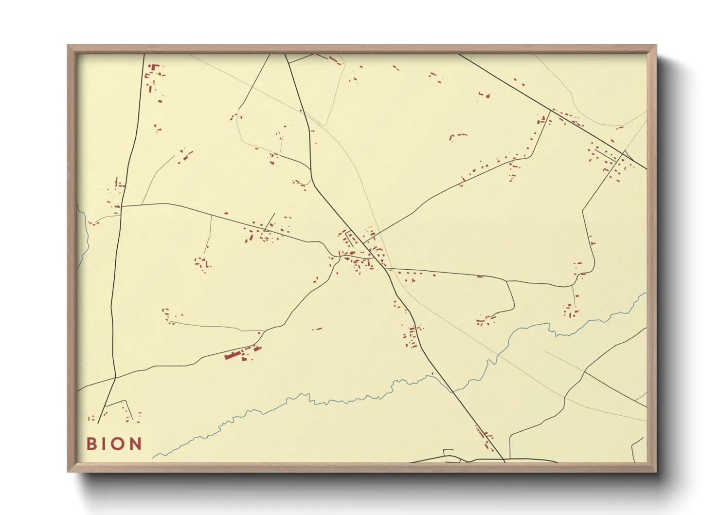 Une affiche de carte sur Bion