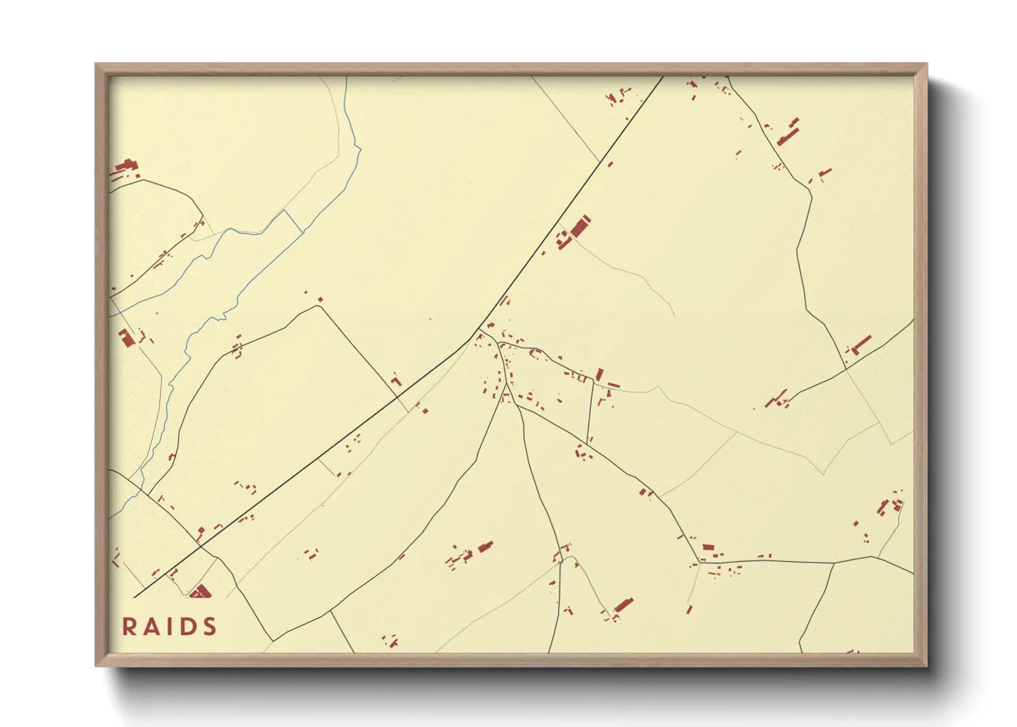 Une affiche de carte sur Raids