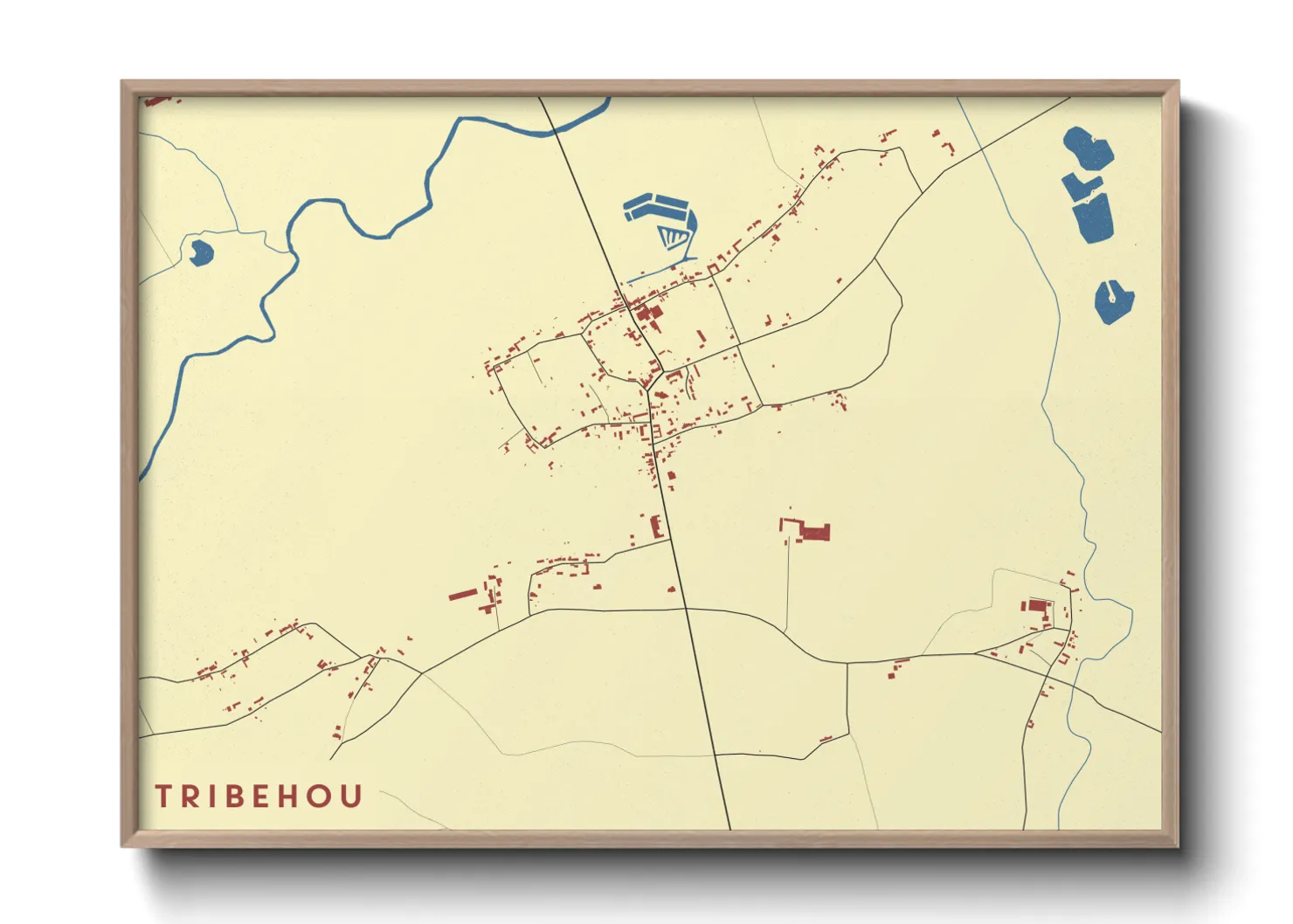 Une affiche de carte sur Tribehou