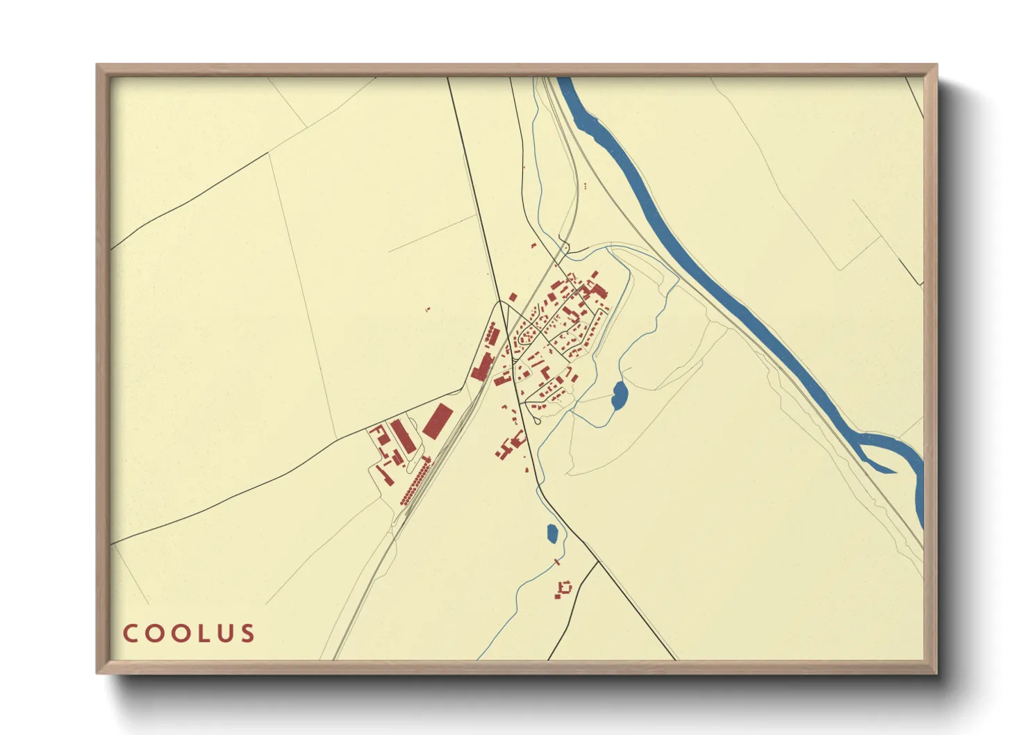 Une affiche de carte sur Coolus