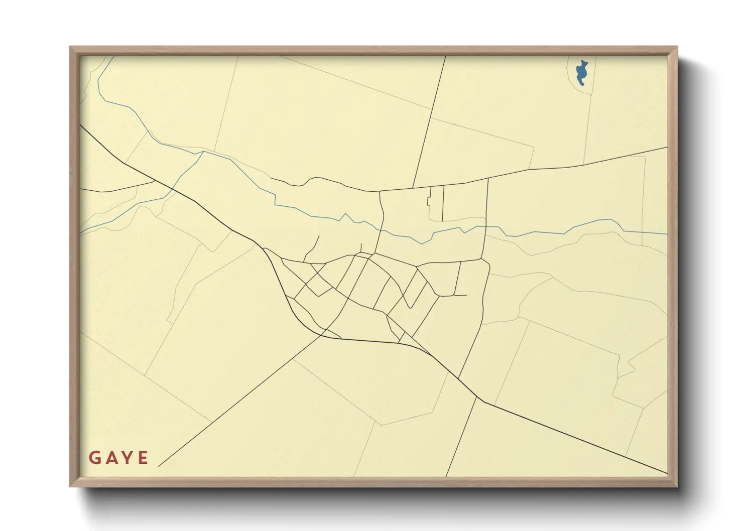 Une affiche de carte sur Gaye