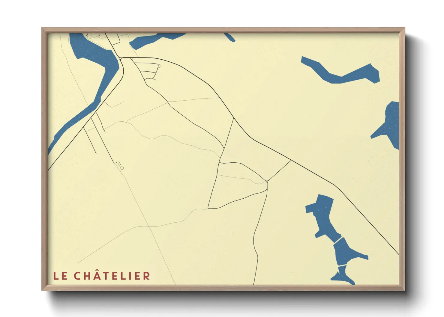 Une affiche de carte sur Le Châtelier