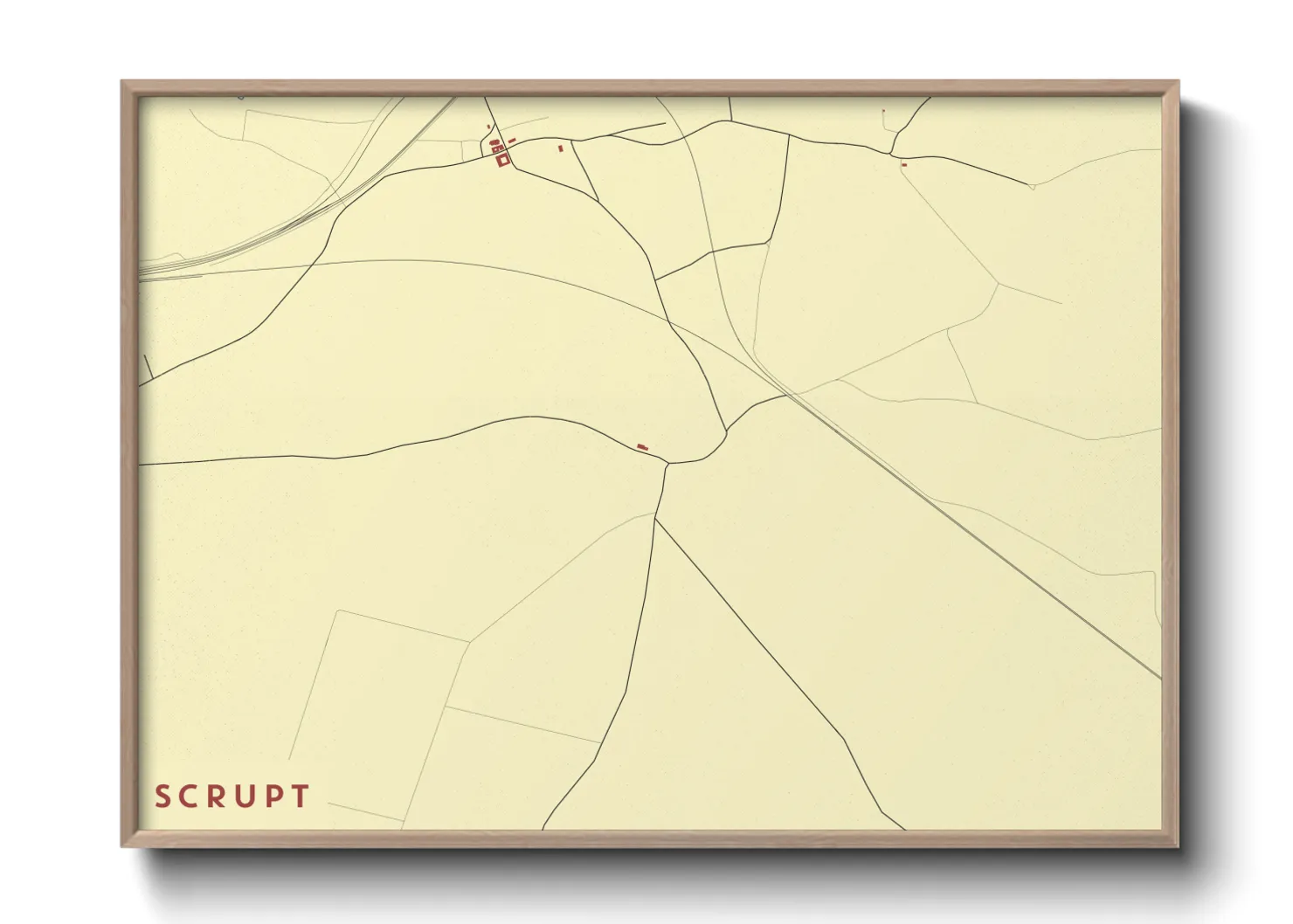 Une affiche de carte sur Scrupt