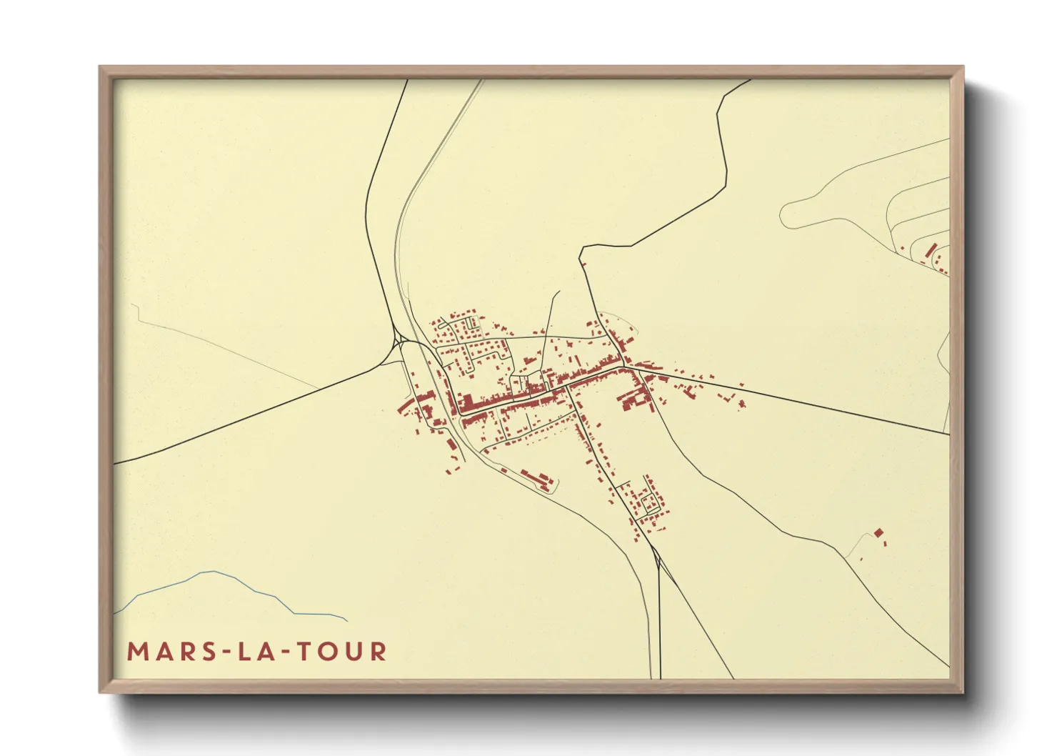 Une affiche de carte sur Mars-la-Tour