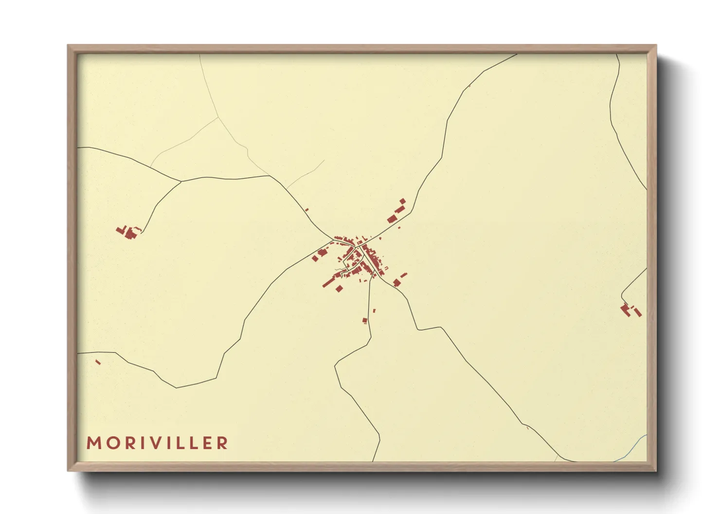 Une affiche de carte sur Moriviller