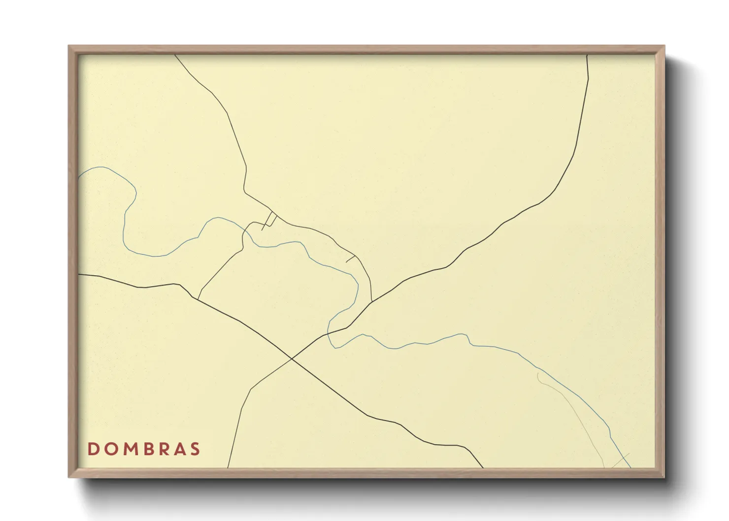 Une affiche de carte sur Dombras