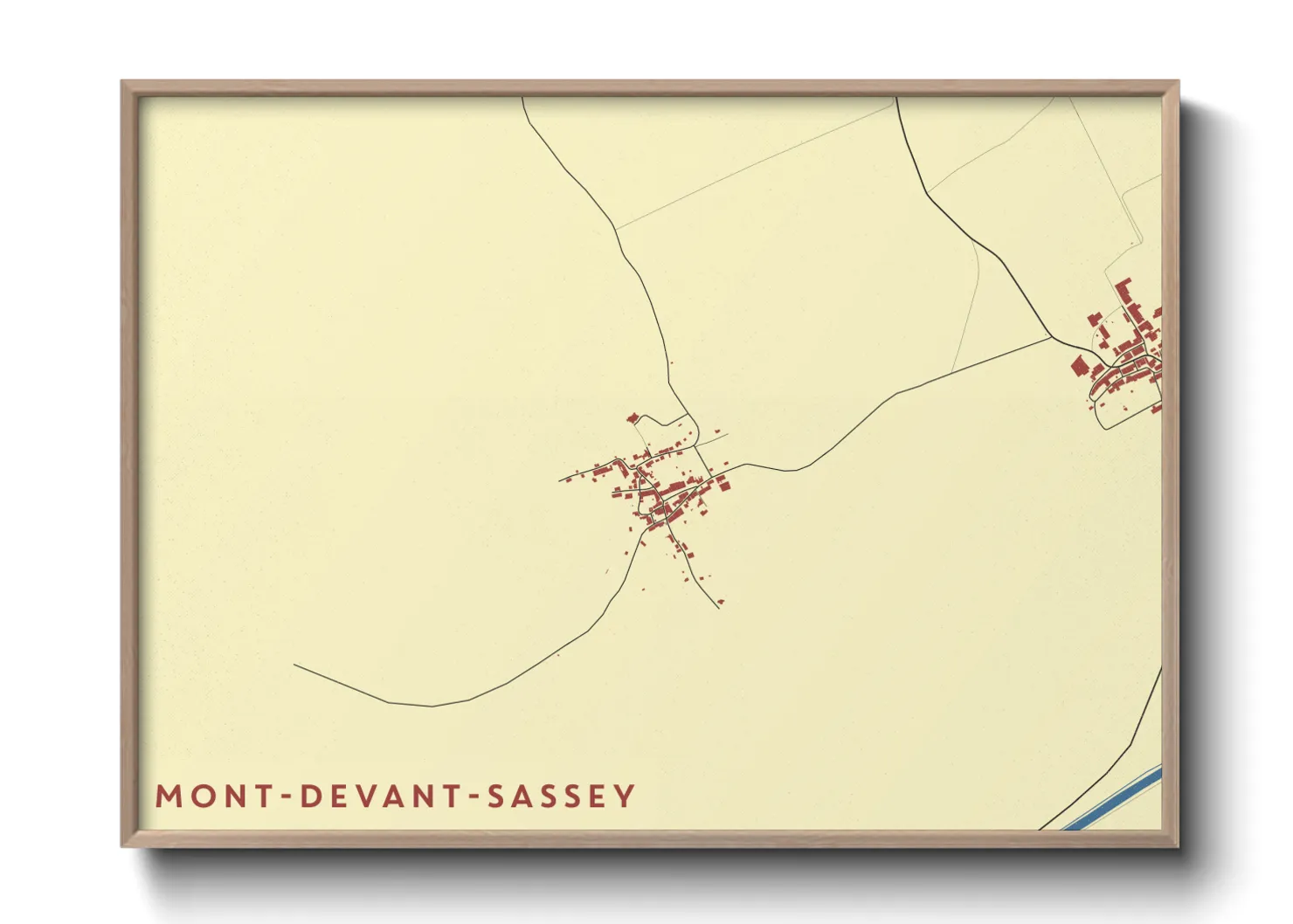 Une affiche de carte sur Mont-devant-Sassey