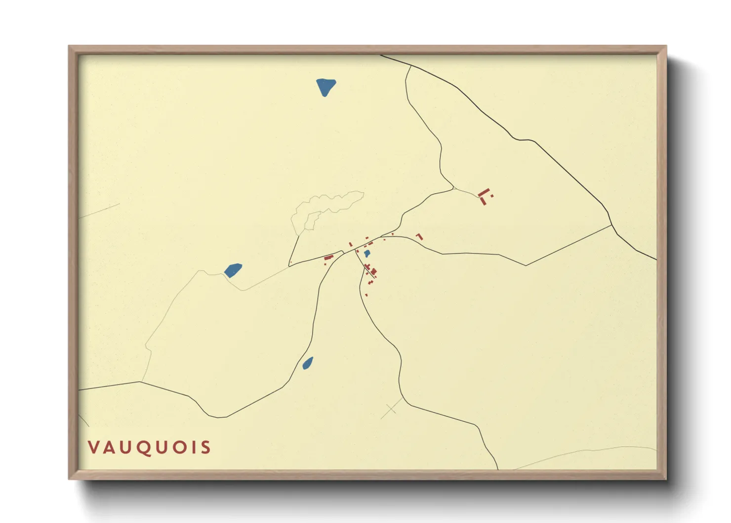 Une affiche de carte sur Vauquois