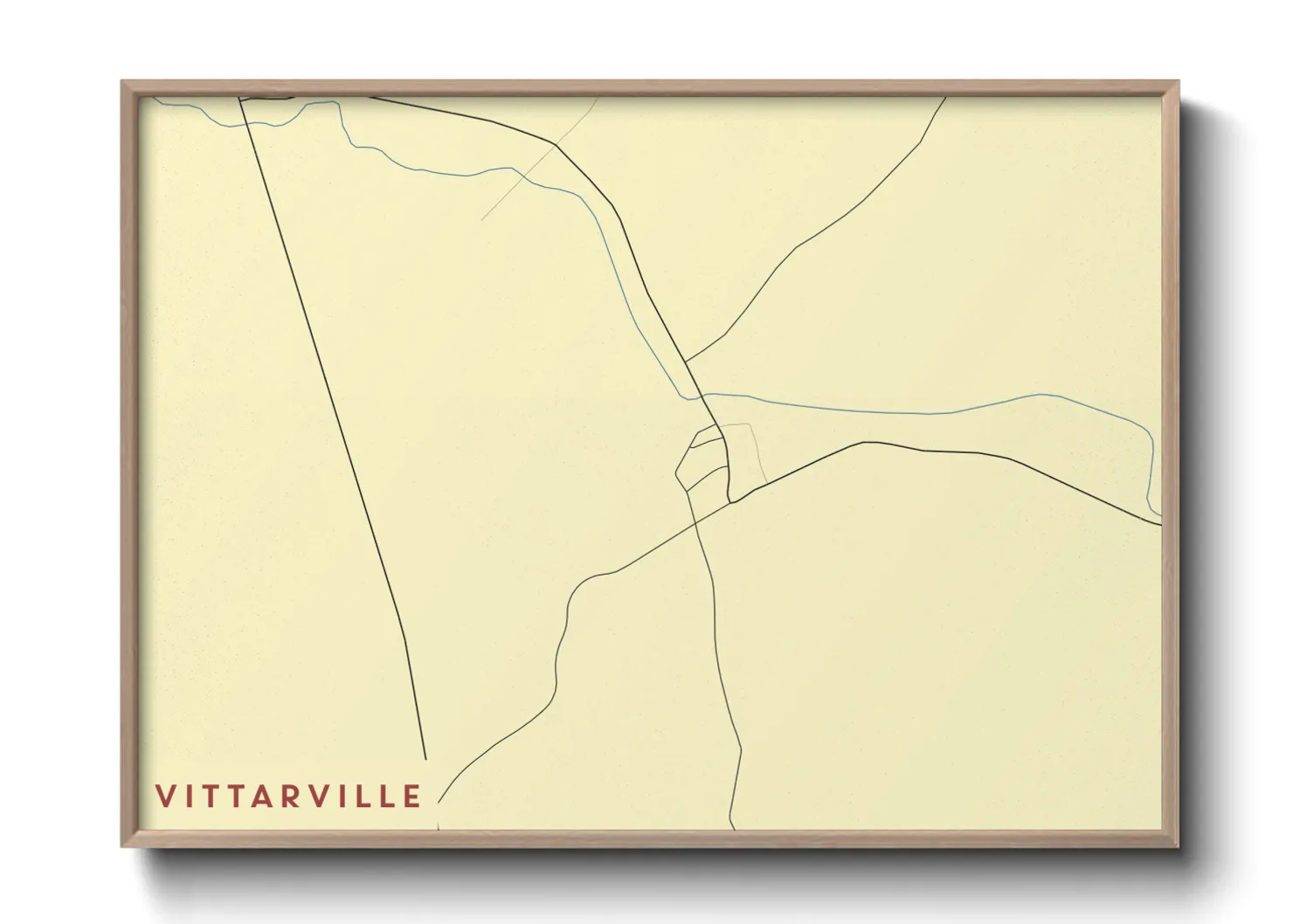 Une affiche de carte sur Vittarville