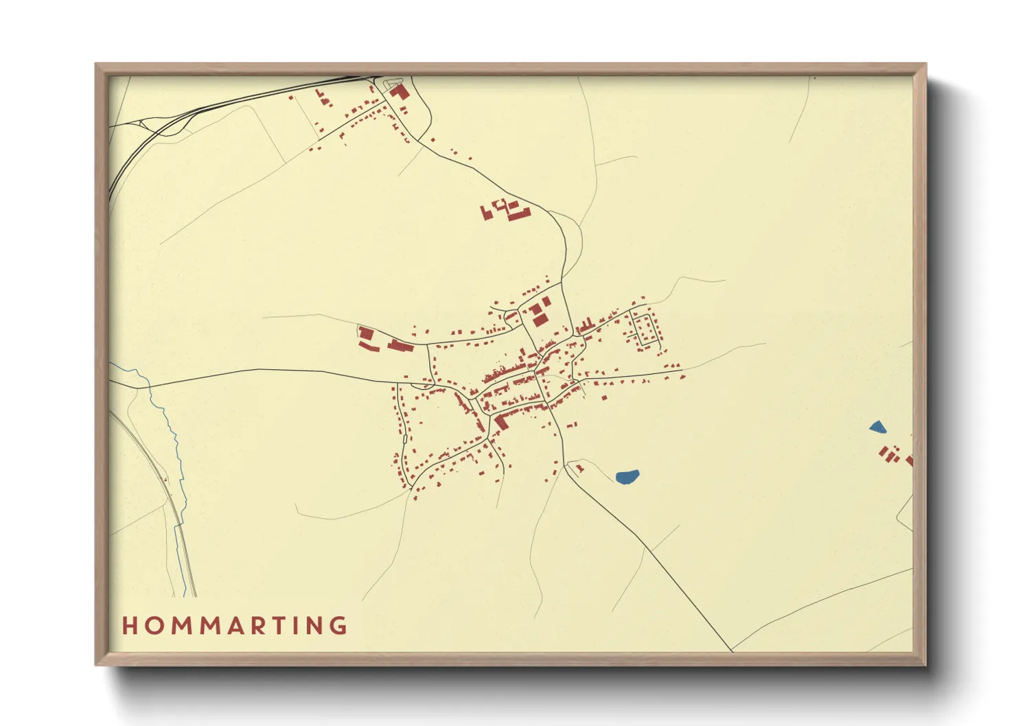 Une affiche de carte sur Hommarting