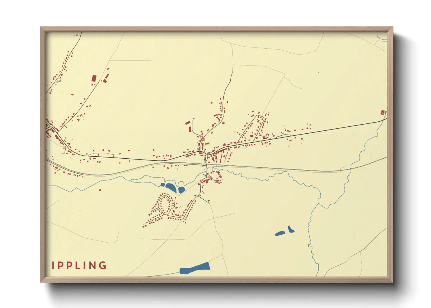 Une affiche de carte sur Ippling