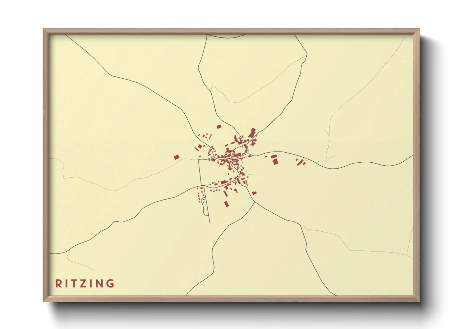 Une affiche de carte sur Ritzing