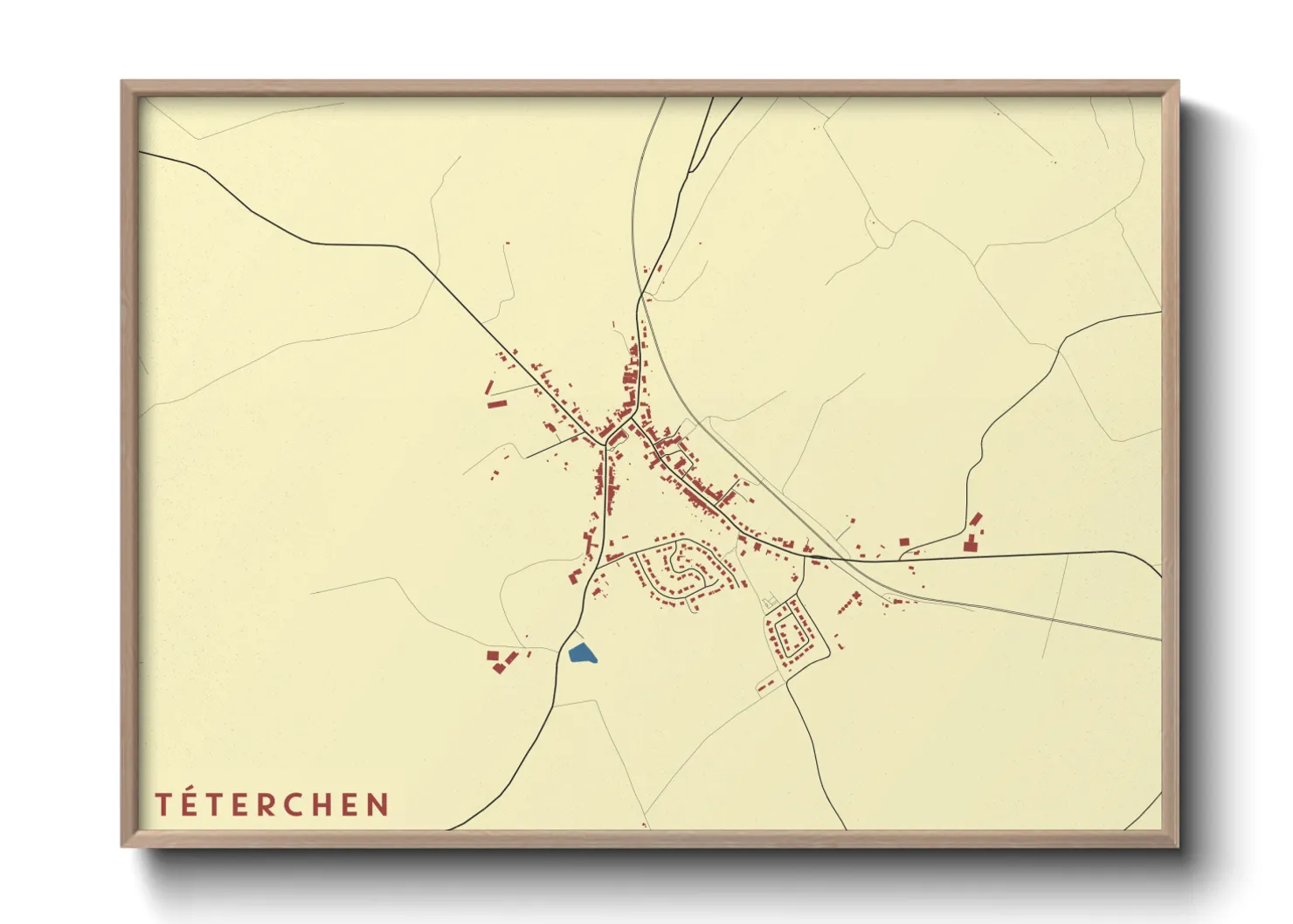 Une affiche de carte sur Téterchen