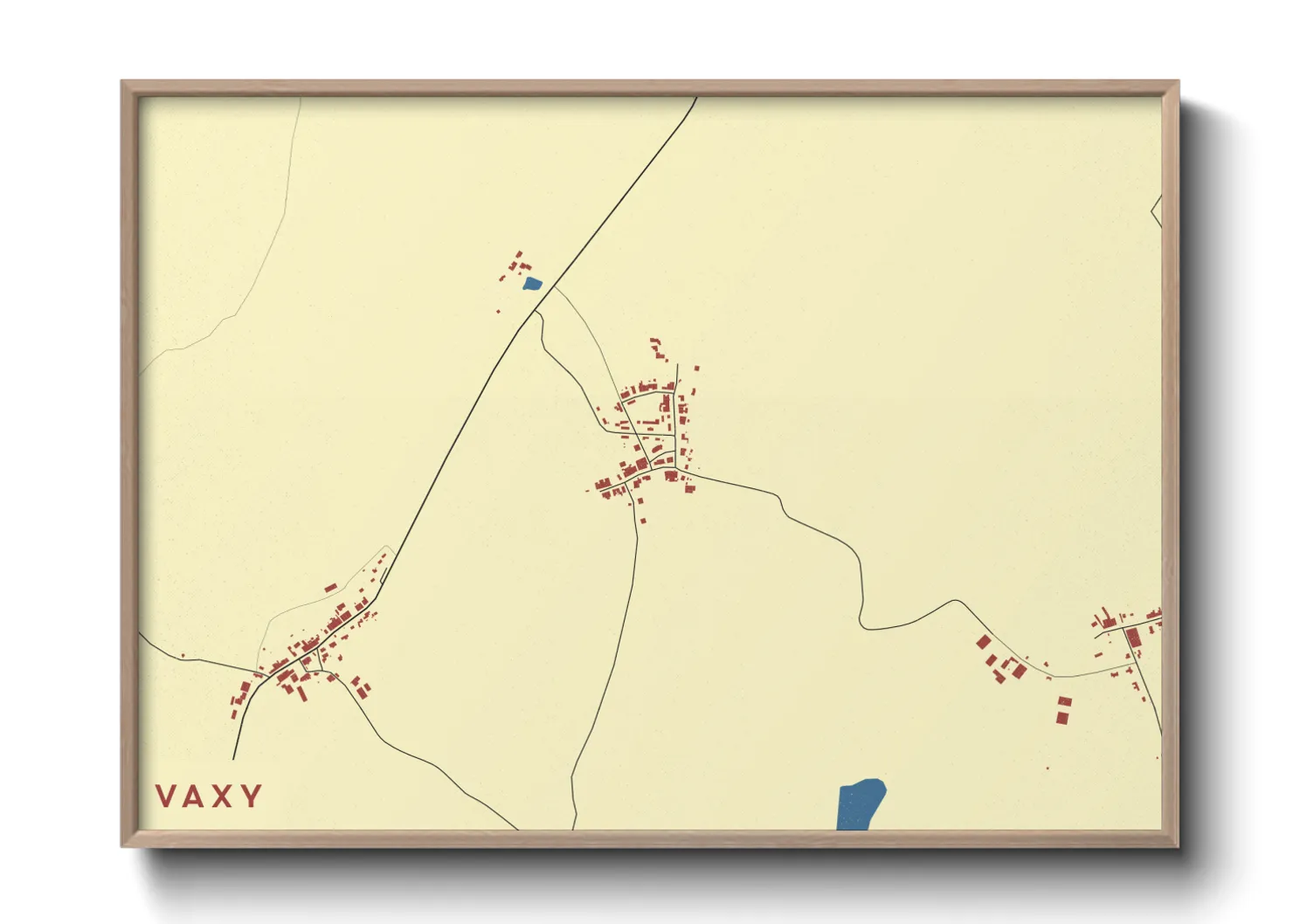 Une affiche de carte sur Vaxy