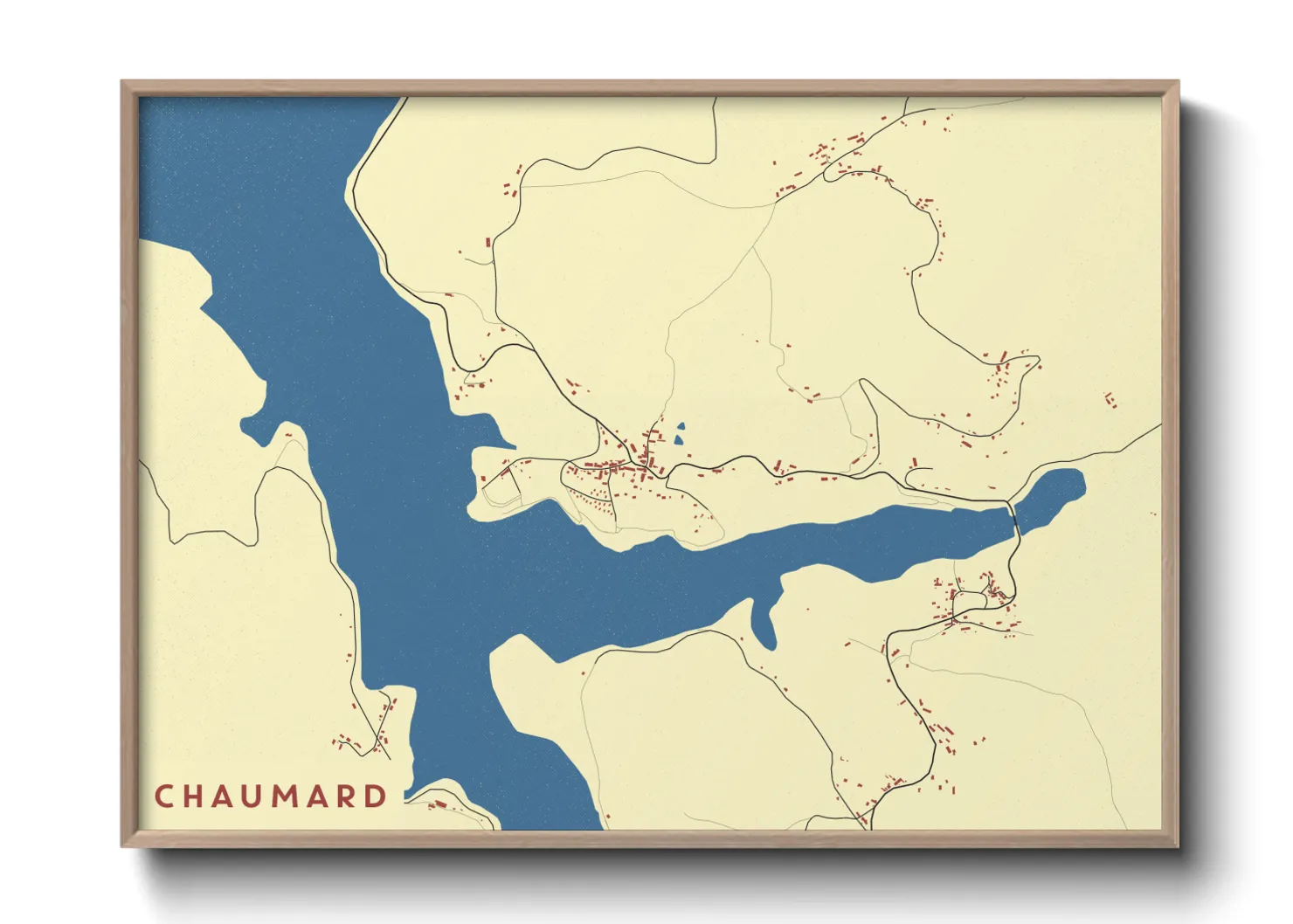 Une affiche de carte sur Chaumard