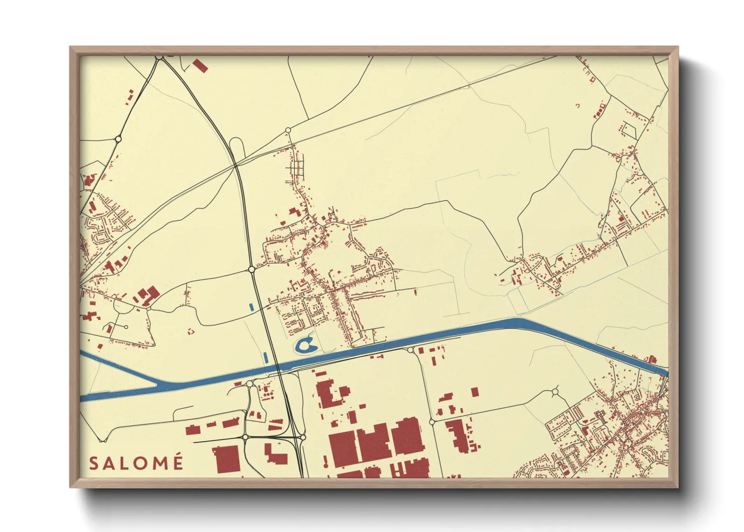 Une affiche de carte sur Salomé