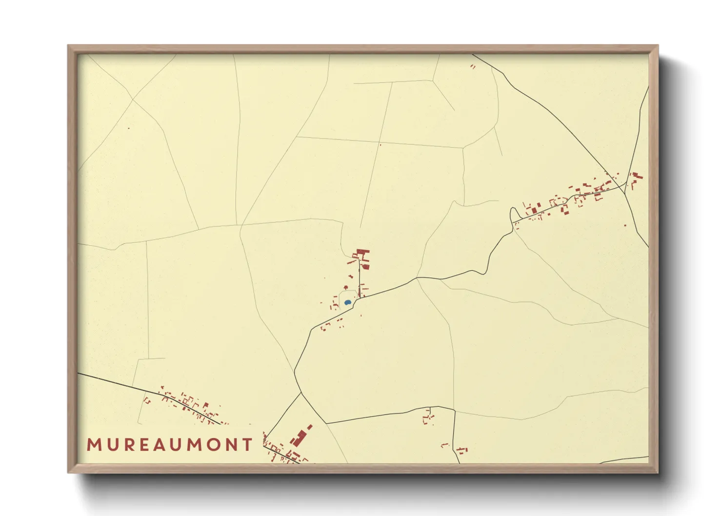 Une affiche de carte sur Mureaumont