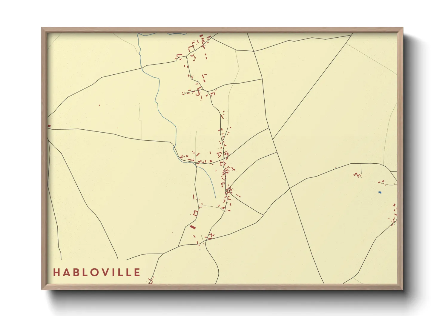 Une affiche de carte sur Habloville
