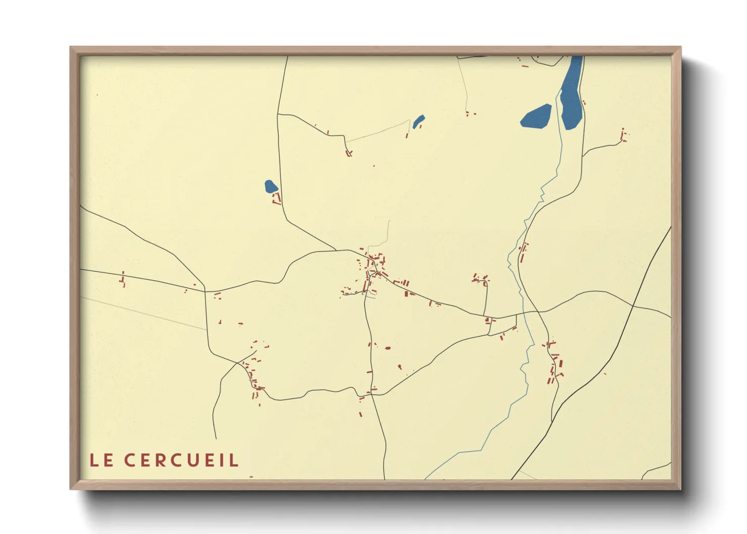 Une affiche de carte sur Le Cercueil