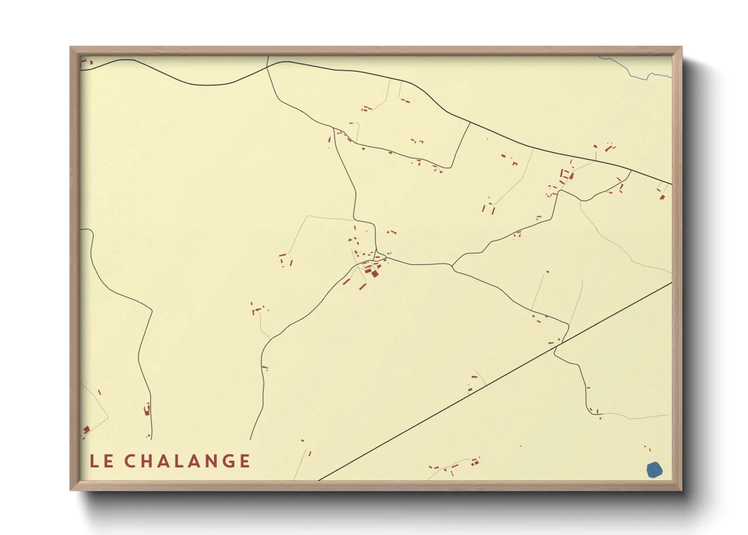 Une affiche de carte sur Le Chalange