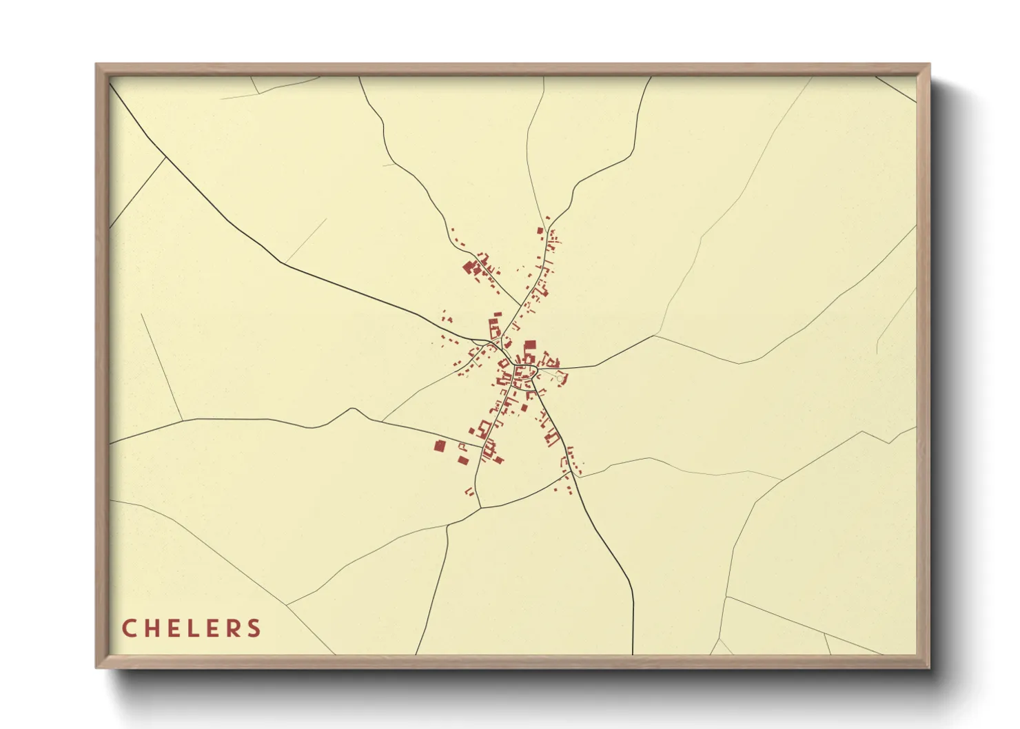 Une affiche de carte sur Chelers