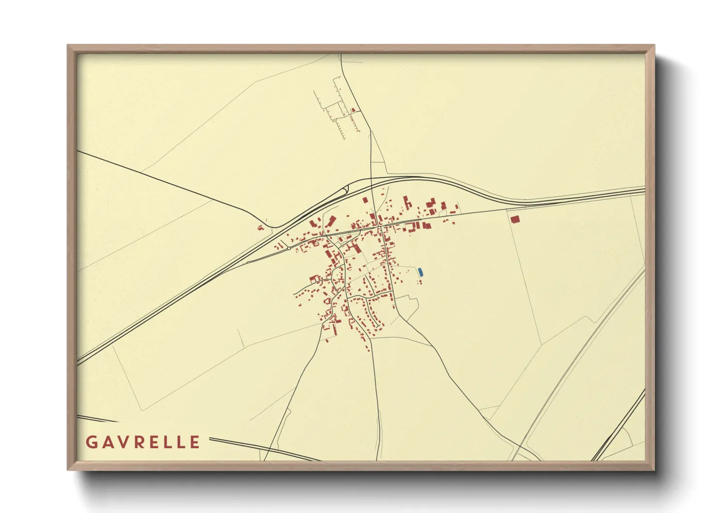 Une affiche de carte sur Gavrelle