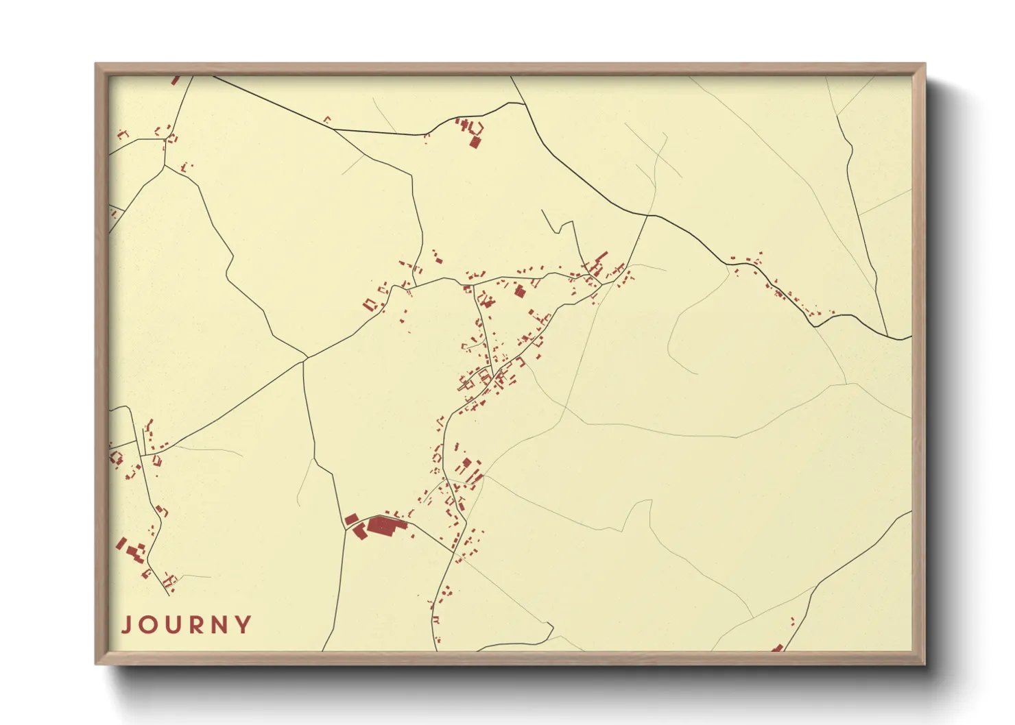 Une affiche de carte sur Journy