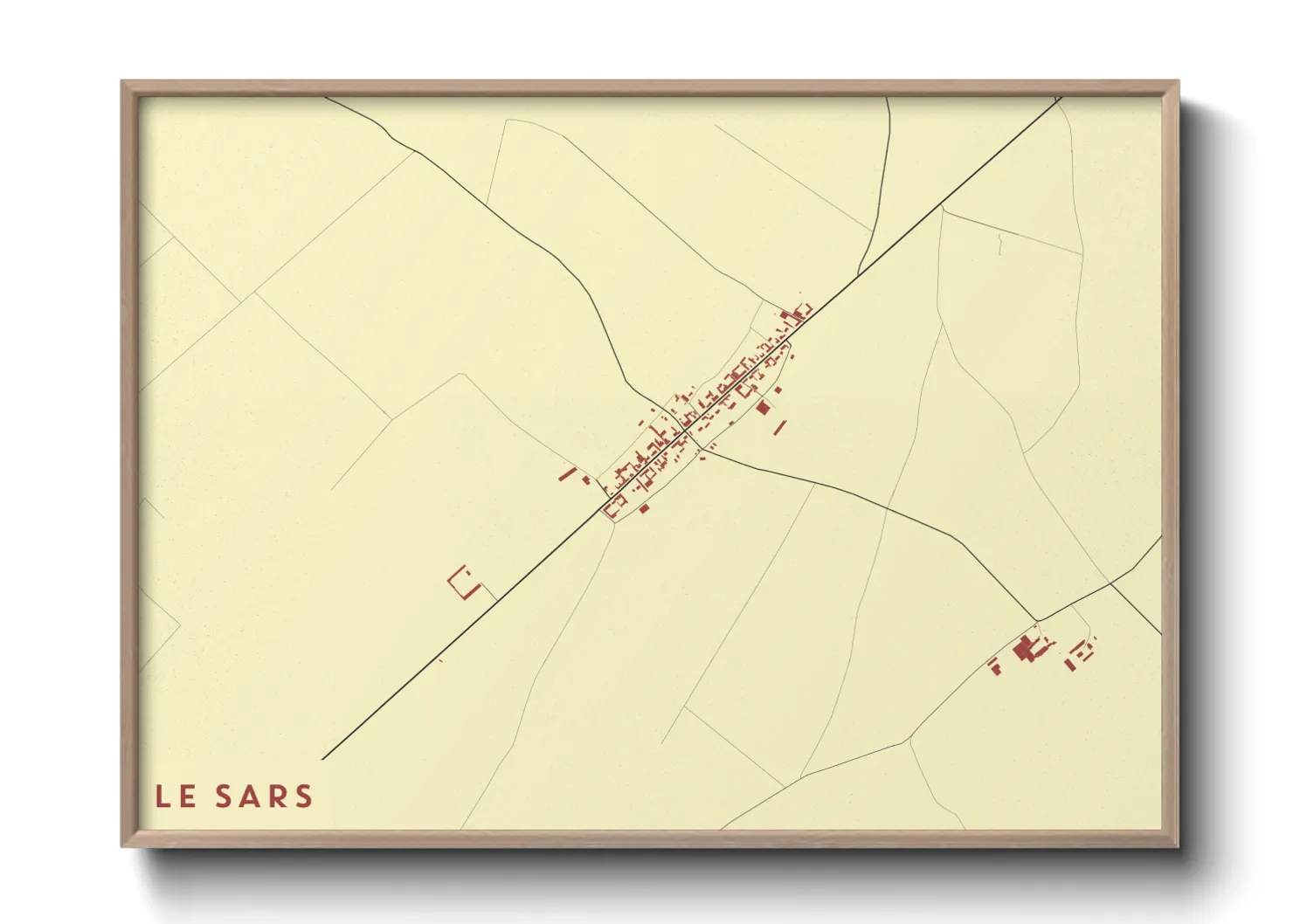 Une affiche de carte sur Le Sars