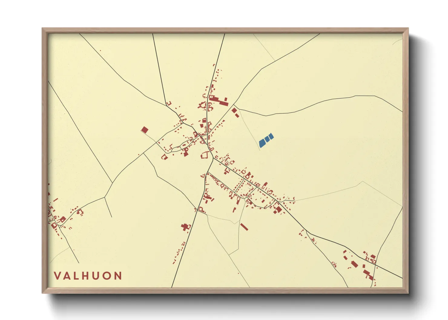 Une affiche de carte sur Valhuon