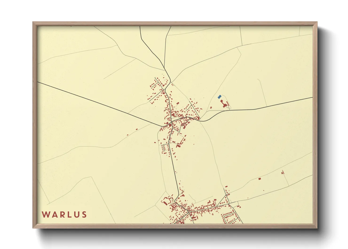 Une affiche de carte sur Warlus
